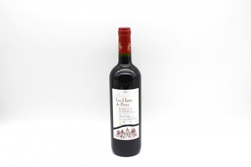 Vin rouge - Bordeaux supérieur, Château Hauts de Perey 2015